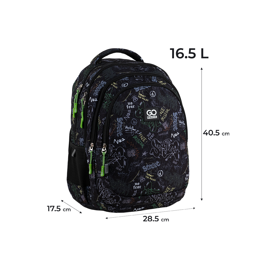 Рюкзак шкільний GoPack Teens 162M-6 (GO25-162M-6)