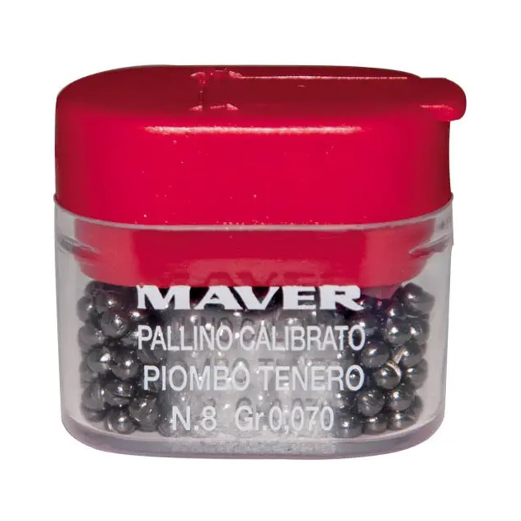 Грузило Maver набір Pallini Supercalibrati Teneri 7 (0.095g) (1300.34.56)