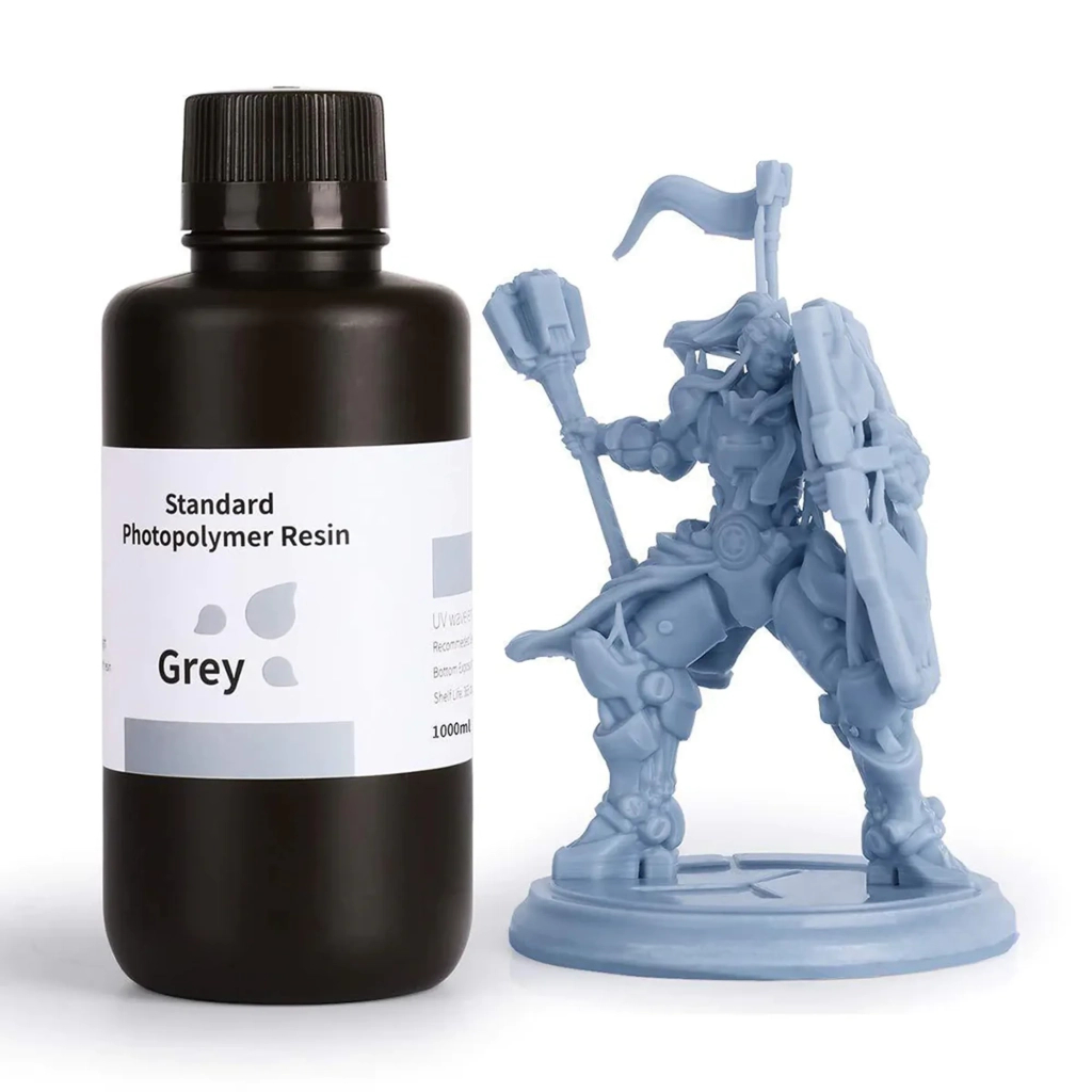 Фотополімерна смола ELEGOO Resin, Standard 1кг, grey (50.103.0081) Фотополімерна смола ELEGOO Resin, Standard 1кг, grey (50.103.0081)