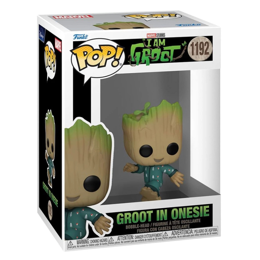 Фігурка Funko Pop серії Я є Грут - Ґрут у піжамі (70650)