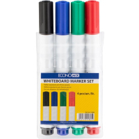 Набір маркерів Economix 4 маркери для білих дошок 2-3 мм в блістері (E11805)