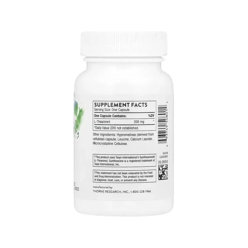 Вітамінно-мінеральний комплекс Thorne Research Теанін, Theanine, 90 капсул (THR-50801) Вітамінно-мінеральний комплекс Thorne Research Теанін, Theanine, 90 капсул (THR-50801)