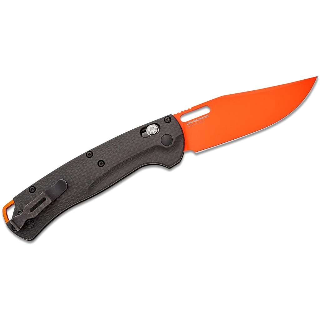 Ніж Benchmade Taggedout Orange Carbon Fiber (15535OR-01) Ніж Benchmade Taggedout Orange Carbon Fiber (15535OR-01)