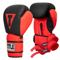 Боксерські рукавички Title Boxing Guts and Glory Black/Red L 14oz (GGBG L BK/RD)