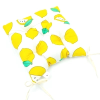 Подушка на стілець MirSon Бязь Принт 17-0531 Striped Lemon 40х50 см (2200006276883)