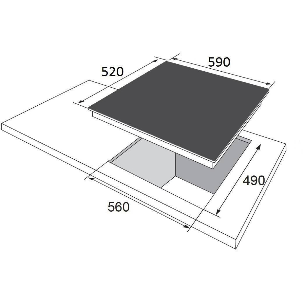 Комплект вбудованої техніки Hansa FCGW68329