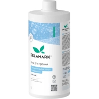 Washing gel DeLaMark Universal With aroma of amber, patchouli and marshmallow 1 l (4820152333995)