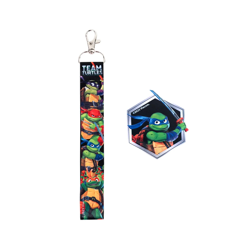 Бейдж Kite набір на липучці та підвіска TMNT Mutant Mayhem (NT25-3010)