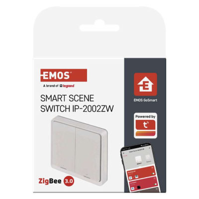 Розумний вимикач EMOS H5012 2 buttons ZigBee 3.0 (H5012)