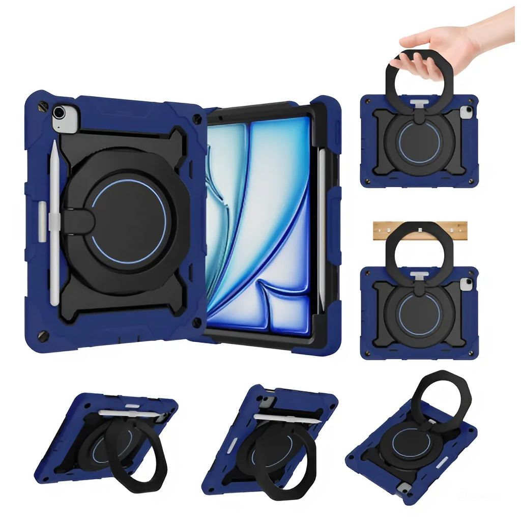 Чохол до планшета BeCover Armor Stand Apple iPad Air 11" M4 2026 Blue (715189)