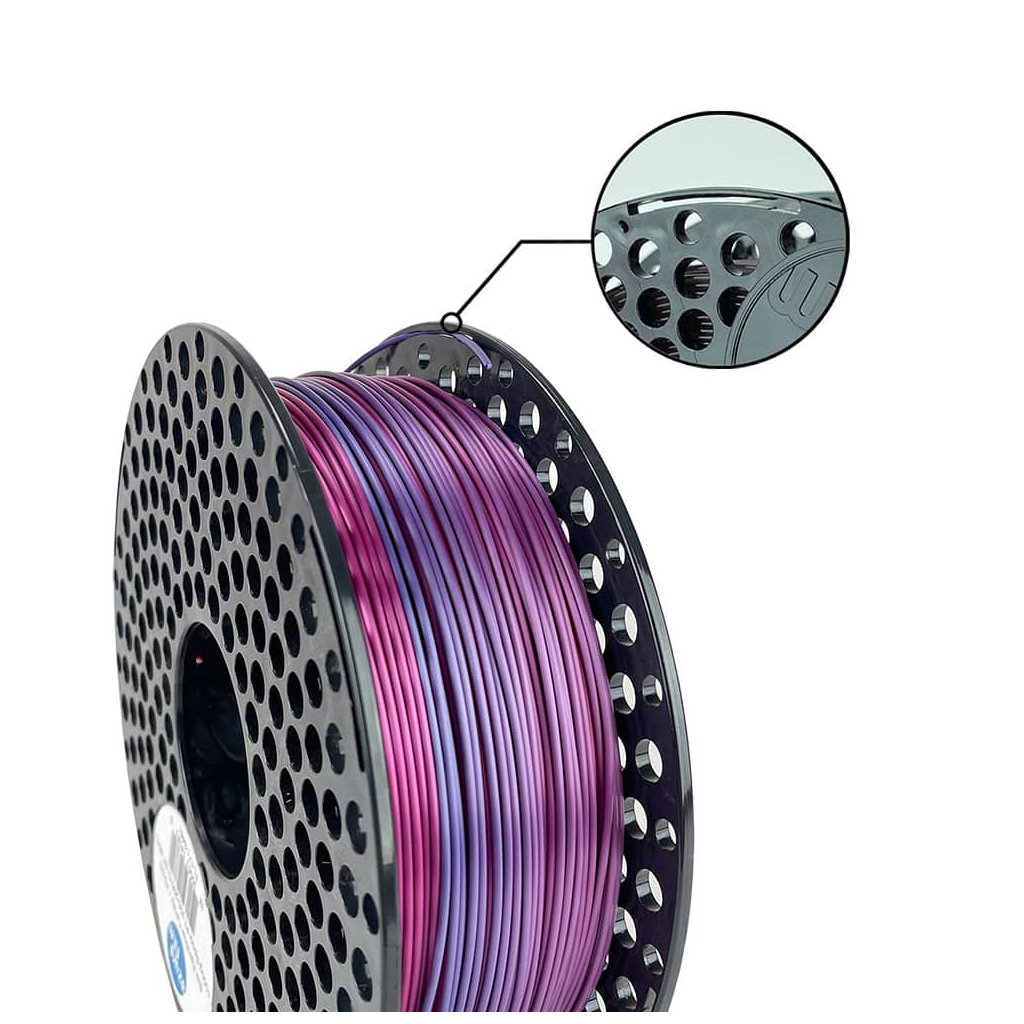 Пластик для 3D-принтера AzureFilm PLA SILK 1,75mm 1kg Rainbow Candy (FL171-3461)