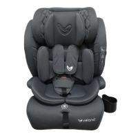 Автокрісло Velano Flexo i-Size 76150 см, ISOFIX + Top Tether/ремінь, grey (48414)