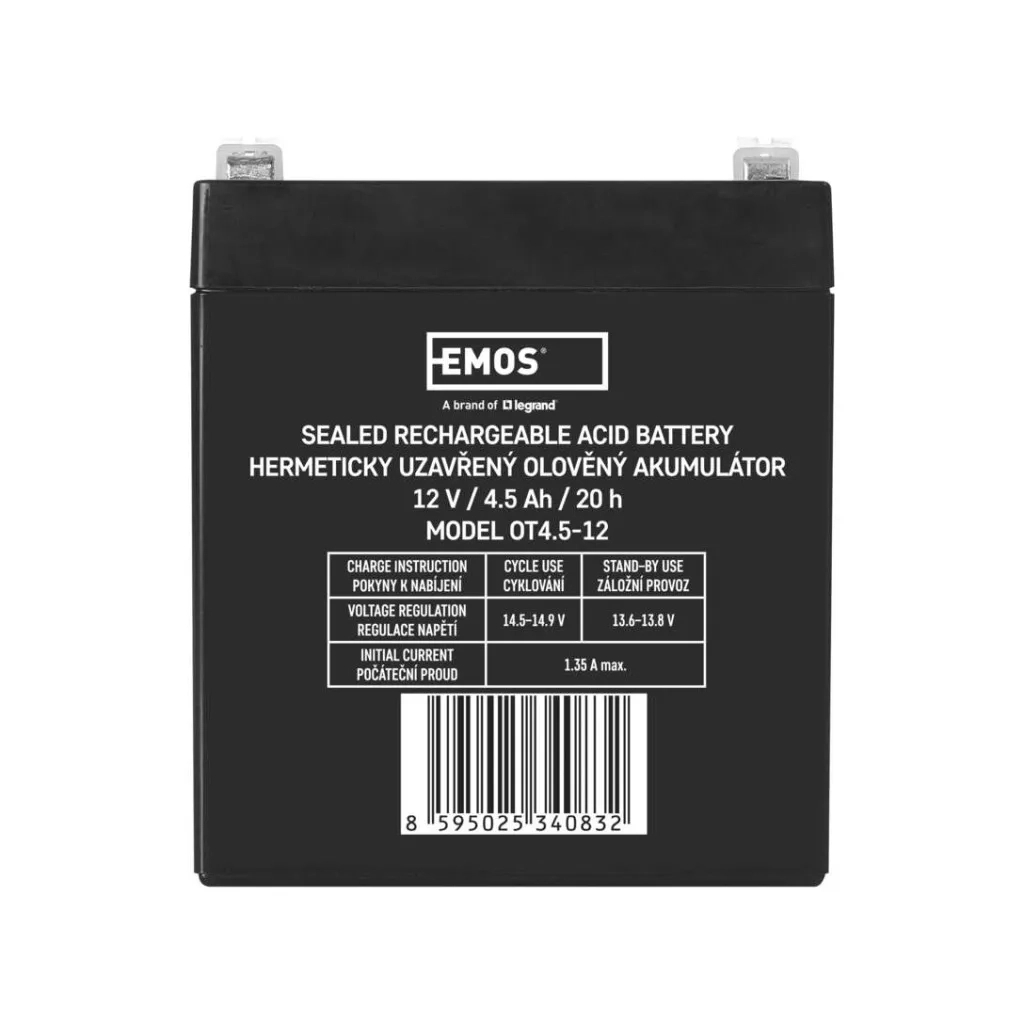 Батарея до ДБЖ EMOS 12V 4.5Ah (B9653) Батарея до ДБЖ EMOS 12V 4.5Ah (B9653)