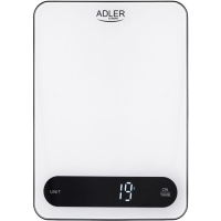 Ваги кухонні Adler AD 3177 white black