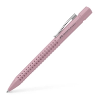 Faber-Castell automatic Grip 2010 ballpoint pen, body powder pink, rod blue M (0.7 mm) (32028)