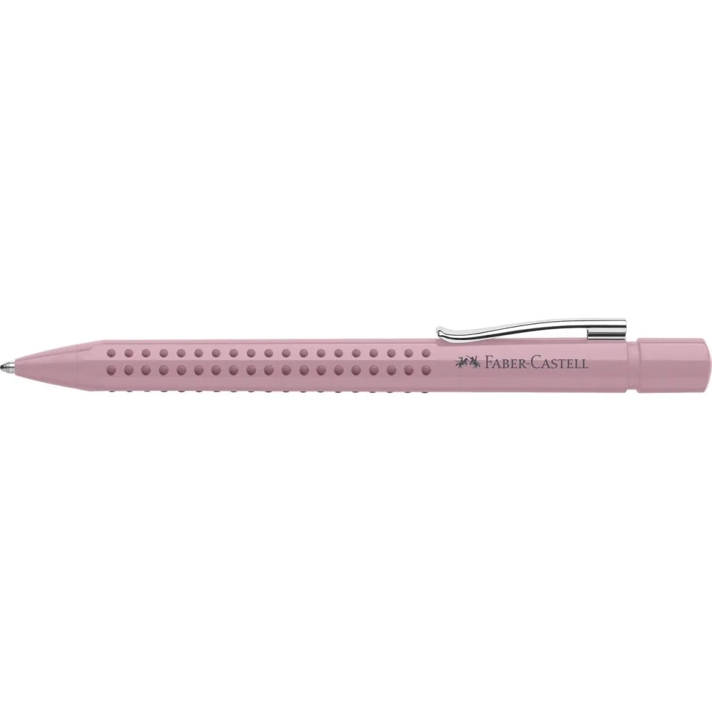 Ручка кулькова Faber-Castell автоматична Grip 2010, корпус пудровий рожевий, стрижень синій М (0.7 мм) (32028) Ручка кулькова Faber-Castell автоматична Grip 2010, корпус пудровий рожевий, стрижень синій М (0.7 мм) (32028)
