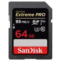 Карта пам'яті SanDisk 64GB SDXC Class10 UHS-I V30 4K Extreme Pro (SDSDXXG-064G-GN4IN)