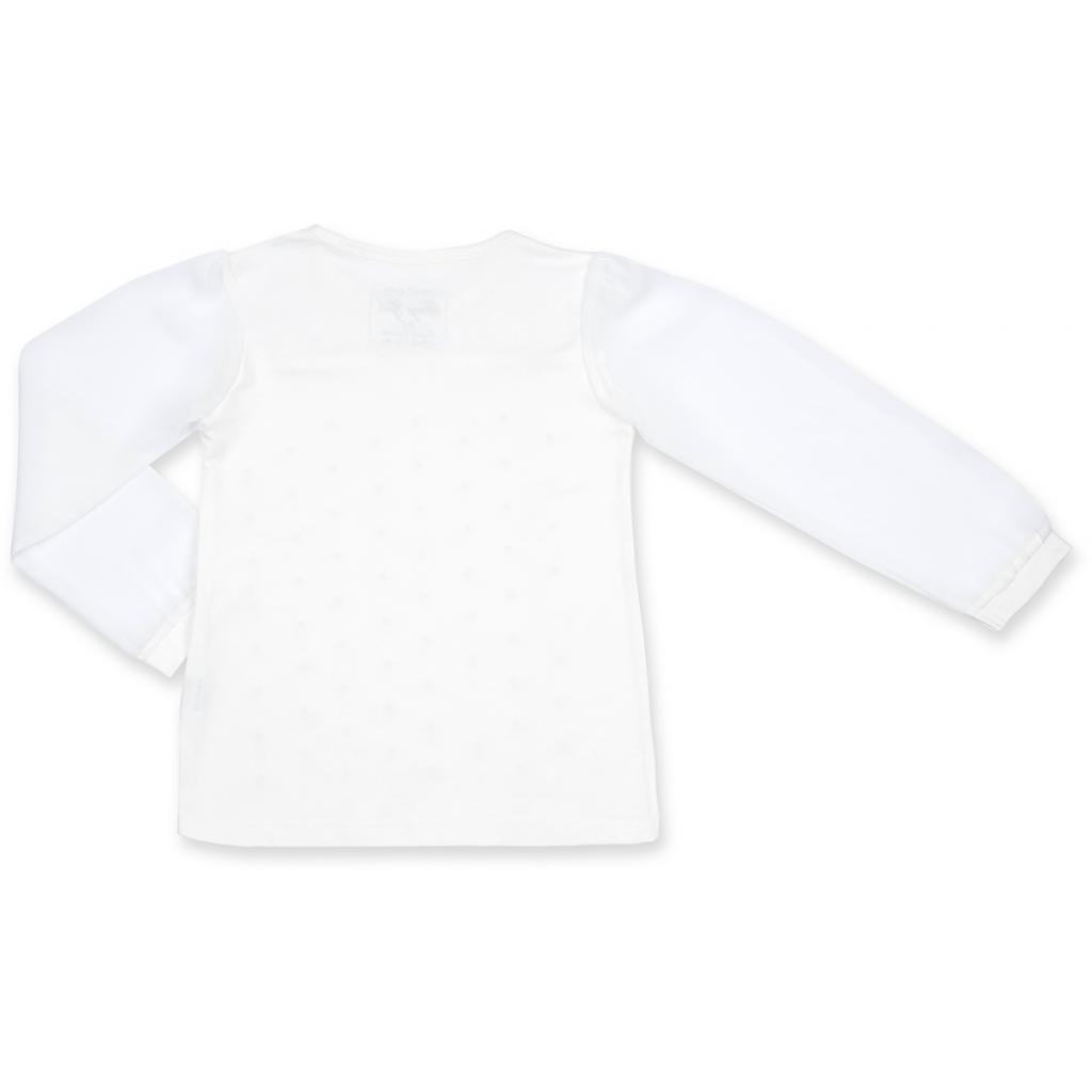 Кофта дитяча Breeze з шифоновими рукавами і стразами (8840-92G-beige)