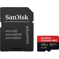 Карта пам'яті SanDisk 128GB microSDXC class 10 UHS-I U3 A2 Extreme Pro (SDSQXCY-128G-GN6MA)