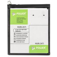 Акумуляторна батарея PowerPlant Lenovo K6 (BL267) 3000mAh (SM130221)