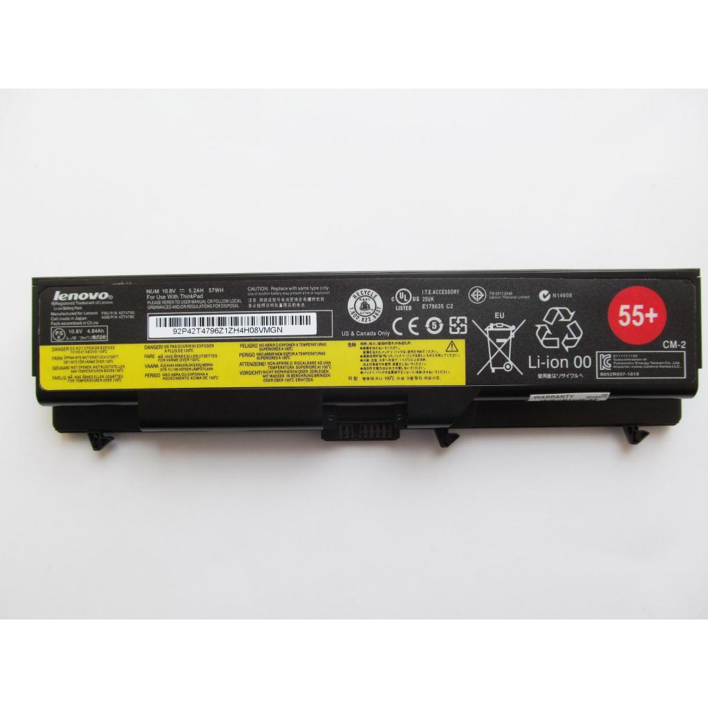 Акумулятор до ноутбука Lenovo ThinkPad T410 (55+), 5200mAh (57Wh), 6cell, 10.8V, Li-ion (A47488) Акумулятор до ноутбука Lenovo ThinkPad T410 (55+), 5200mAh (57Wh), 6cell, 10.8V, Li-ion (A47488)