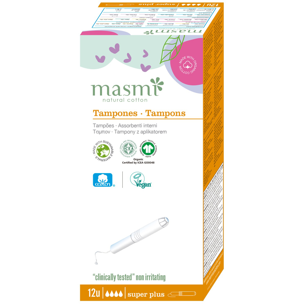 Тампони Masmi Super Plus з аплікатором 12 шт. (8432984000295) Тампони Masmi Super Plus з аплікатором 12 шт. (8432984000295)