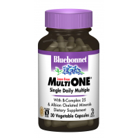 Multivitamin Bluebonnet Nutrition Multivitamins Without Iron, MultiONE, 30 Gel Capsules (BLB0145)