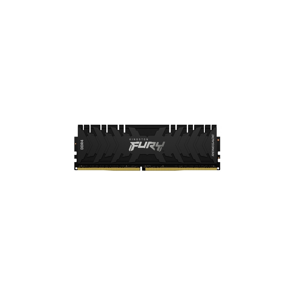 Модуль пам'яті для комп'ютера DDR4 8GB 3200 MHz RenegadeBlack Kingston Fury (ex.HyperX) (KF432C16RB/8)