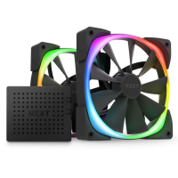 Кулер до корпусу NZXT AER RGB 2 - Twin Starter Pack - Black (HF-2814C-DB)