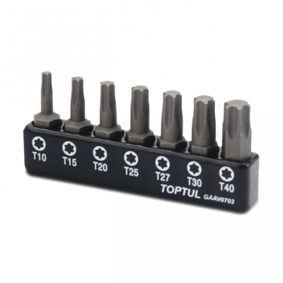 Набір біт Toptul TORX 1/4" 7од. (T10-T40) (GAAV0702)