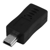 Перехідник Lapara Micro USB to Mini USB (LA-MicroUSB-MiniUSB black)