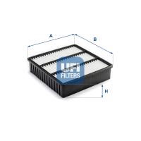 Air filter for a car UFI 30.275.00
