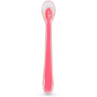 Set of children's tableware Baboo Silicone spoon 6+ months. Pink (90432)