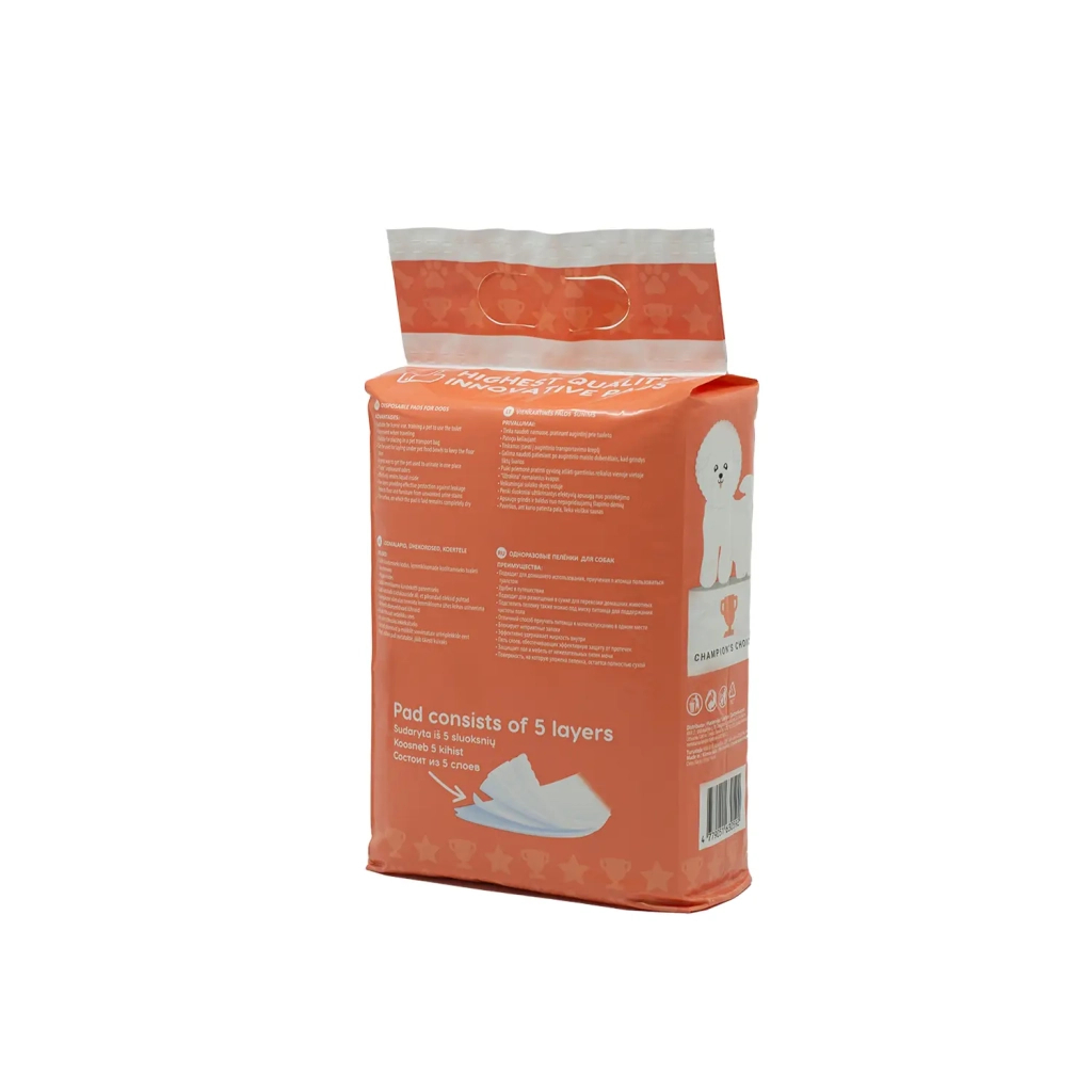 Пелюшки для собак MISOKO&CO з ароматом персика 60х90 см 10 шт (SHAMSK63056)