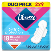 Hygienic pads Libresse Classic Protection Regular 18 pcs. (7322541233604)