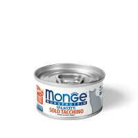 Canned food for cats Monge Cat Monoprotein turkey meat flakes 80 g (8009470007153)