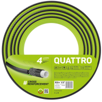 Hose for watering Cellfast QUATTRO, 1/2', 50m, 4 layers, up to 20 Bar, -10…+50°C (10-063)
