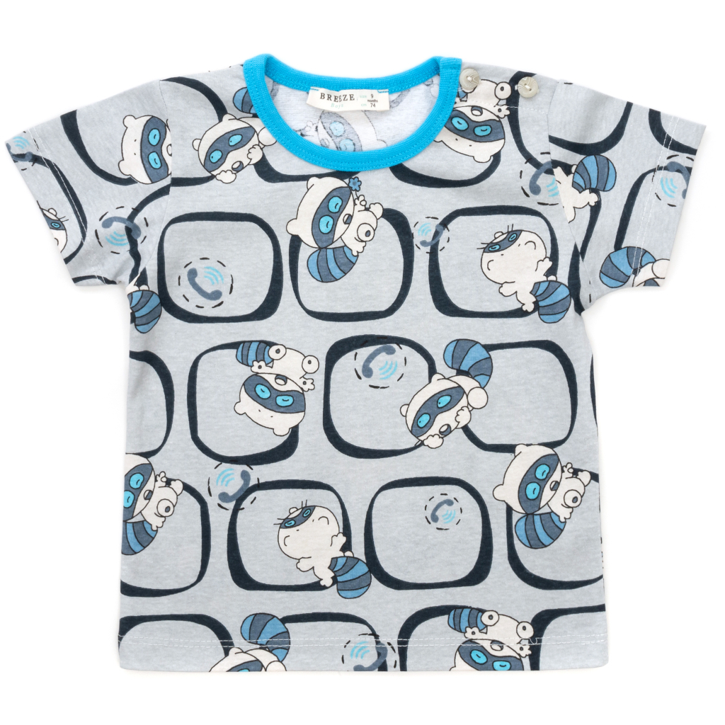 Піжама дитяча Breeze трикотажна (18609-74B-gray)