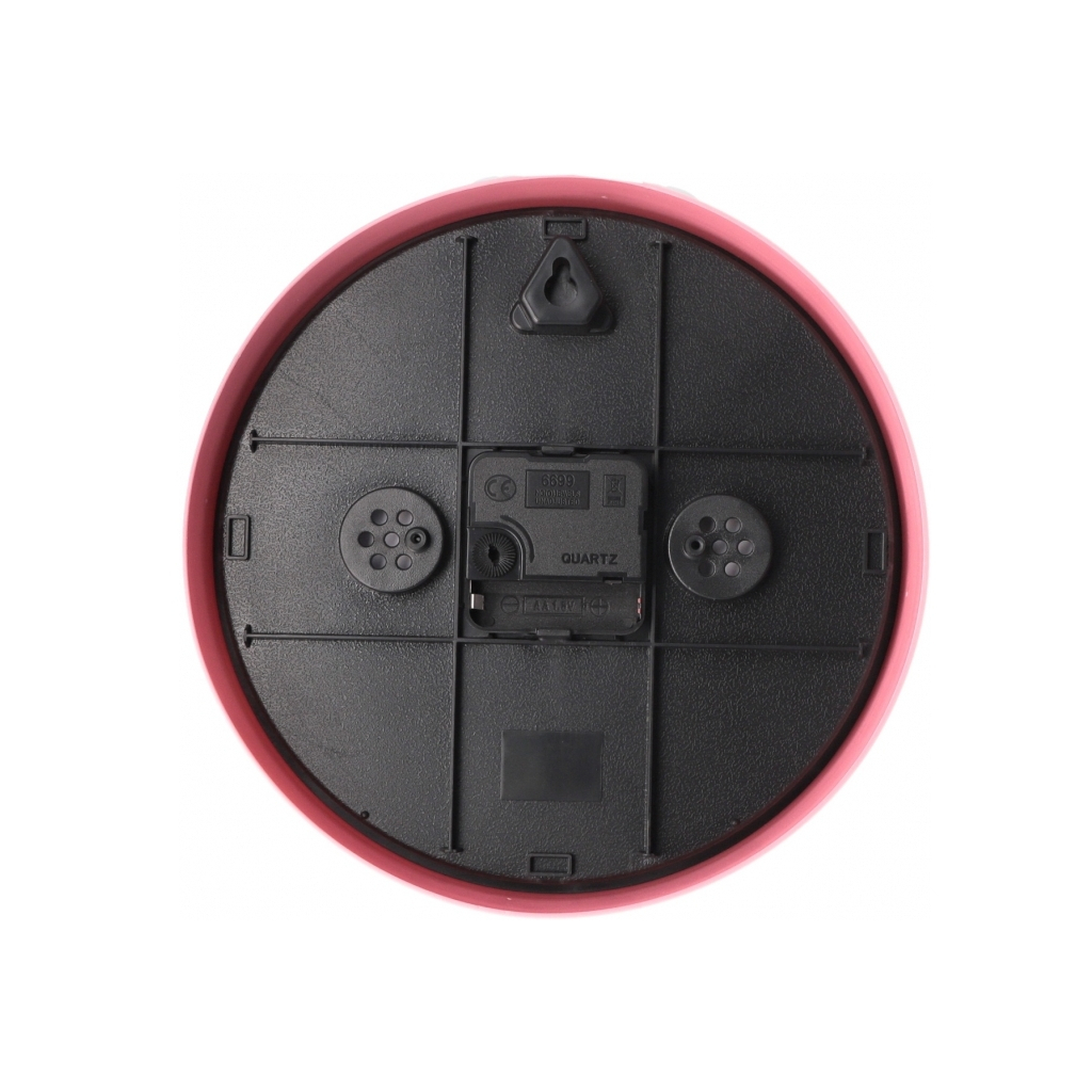 Настінний годинник Optima Little Lamb пластиковий, рожевий (O52104)