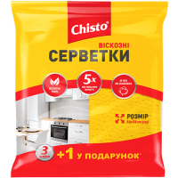 Cleaning wipes Chisto Viscous 3+1 pcs. (4823098407850)