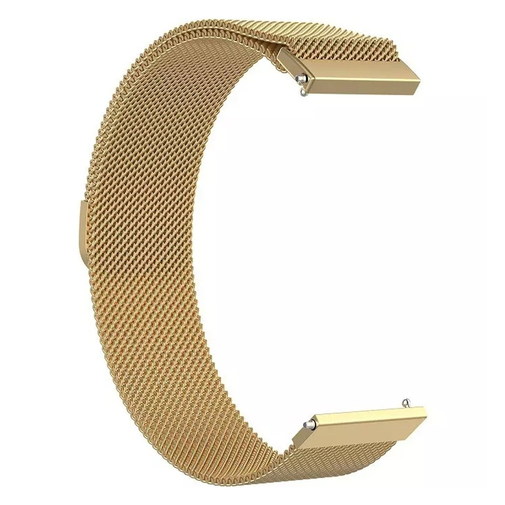 Ремінець до смарт-годинника BeCover Milanese Style для Samsung Galaxy (20mm)/Watch 5/ Watch 4.../Gear S2 Classic/Gear Sport Gold (707674)