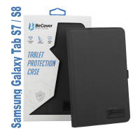 Чохол до планшета BeCover Slimbook Samsung Galaxy Tab S7 (SM-T875)/S8 (SM-X700/SM-X706) Black (707981)