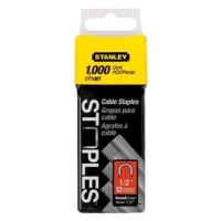 Staples for construction stapler Stanley CABLE, type "7", L = 12 mm, semi-circular, 1000 pcs. (1-CT108T)