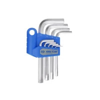 KING TONY hexagonal key 9 pcs. inch L-shaped (20219SR)