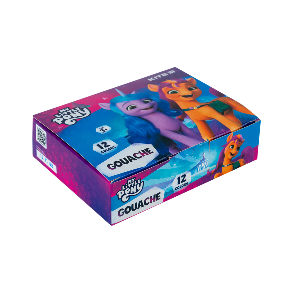 Гуашеві фарби Kite My Little Pony 12 кольорів, 20 мл (LP23-063)