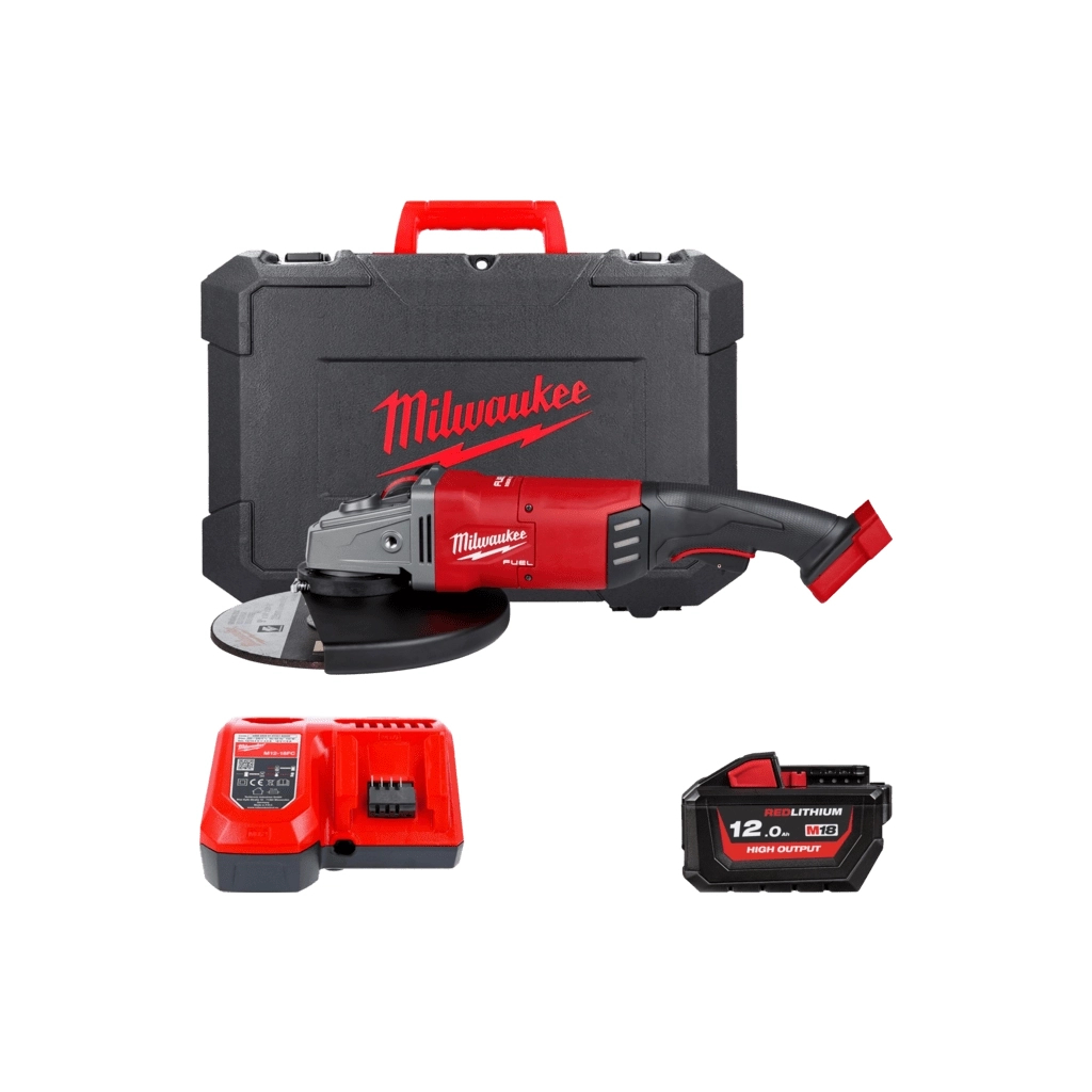 Шліфувальна машина Milwaukee M18 FLAG230XPDB-121C, 230 мм, 12Ah, кейс (4933464115)