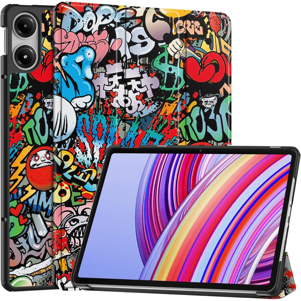 Чохол до планшета BeCover Smart Case Xiaomi Poco Pad 12.1" Graffiti (711569) Чохол до планшета BeCover Smart Case Xiaomi Poco Pad 12.1" Graffiti (711569)