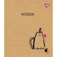 Notebook Yes A5 Sketch Animal Kraft 12 sheets line (765070)