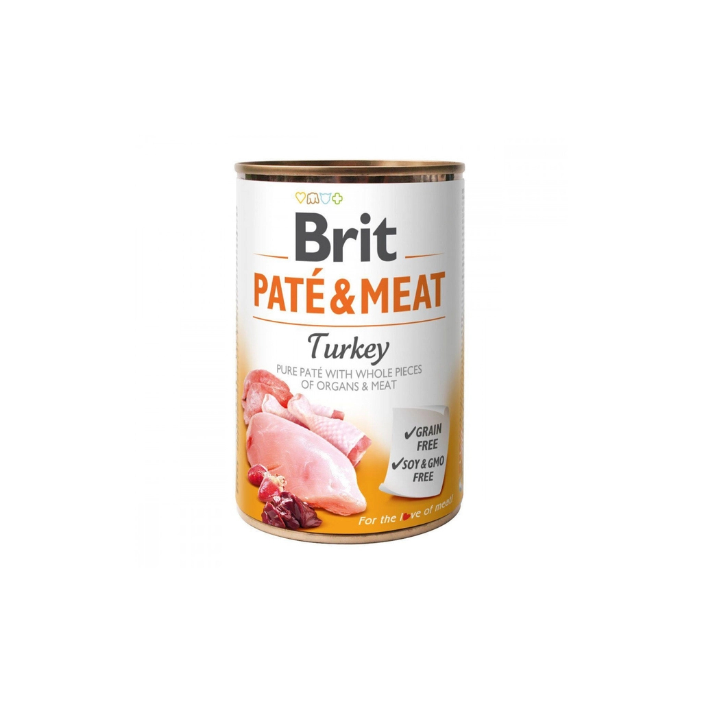 Вологий корм для собак Brit Care Pate and Meat для дорослих собак з індичкою (8595602557479) Вологий корм для собак Brit Care Pate and Meat для дорослих собак з індичкою (8595602557479)