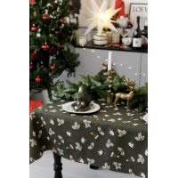 Provence tablecloth Hats on green 136x220 cm (036862)
